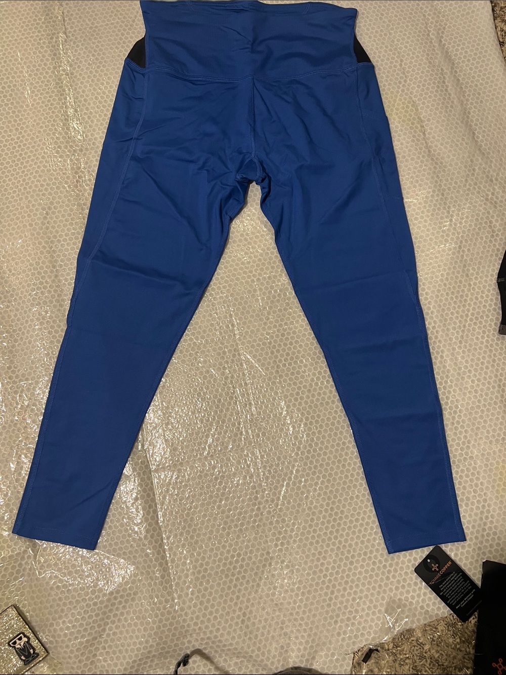 High-Waist Blue Women's Performance Joggers